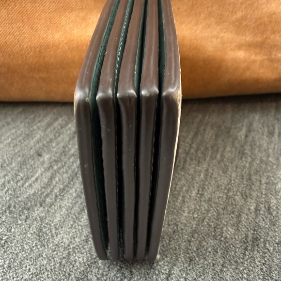 Coach Cream and Lavender Accordion Card Case In Colorblock CA765 - Picture 14 of 14